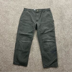 Vintage Made in USA Carhartt Double Knee Dungarees mens 42x30